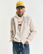 Ανδρικό Μπουφάν GANT LIGHTWEIGHT HAMPSHIRE JACKET 7006493 Εκρού - Image 2