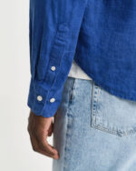 Ανδρικό Πουκάμισο Λινό GANT REG GMNT DYED LINEN 3240120 Μπλε - Image 5