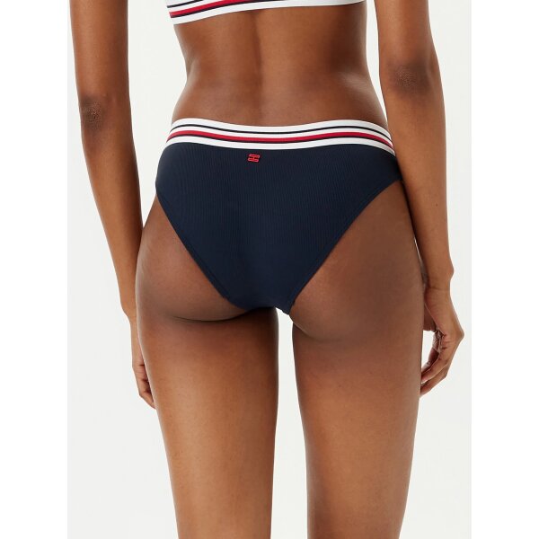 tommy-hilfiger-mpikini-kato-meros-uw0uw05830-skouro-mple-0000304674006 (2) ΓΥΝΑΙΚΕΙΟ ΜΑΓΙΟ CLASSIC BIKINI  TOMMY JEANS UW0UW05830-C1G - Image 3
