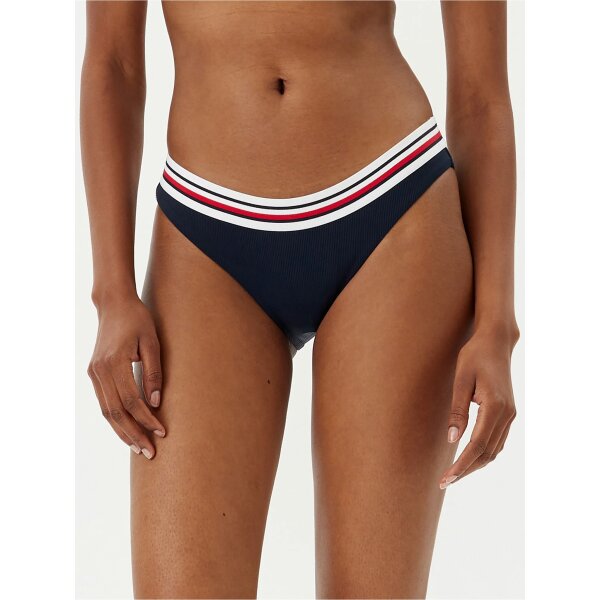 tommy-hilfiger-mpikini-kato-meros-uw0uw05830-skouro-mple-0000304674006 ΓΥΝΑΙΚΕΙΟ ΜΑΓΙΟ CLASSIC BIKINI  TOMMY JEANS UW0UW05830-C1G - Image 1