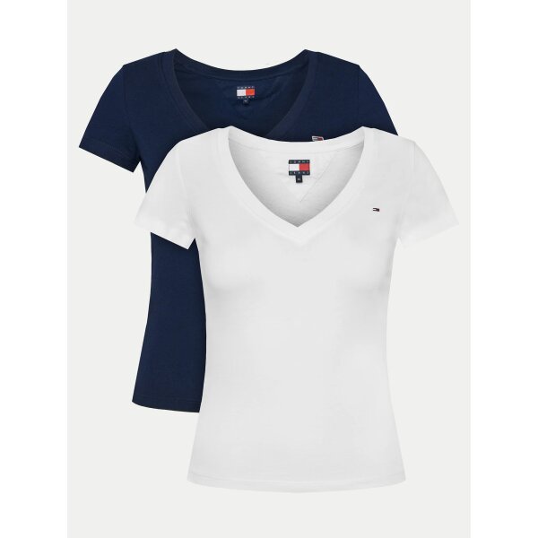 ΓΥΝΑΙΚΕΙΑ ΜΠΛΟΥΖΑ TJW 2PACK V-NECK TEE TOMMY JEANS DW0DW21367-0XX - Image 1