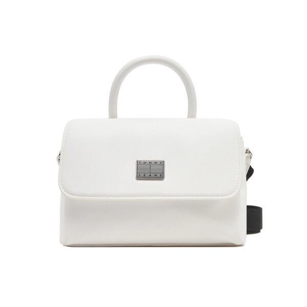tommy-jeans-tsanta-tjw-american-cool-flap-crossover-aw0aw17296-leuko-8720638745945 ΓΥΝΑΙΚΕΙΑ ΤΣΑΝΤΑ AMERICAN COOL FLAP CROSSOV TOMMY JEANS AW0AW17296-YBH - Image 1