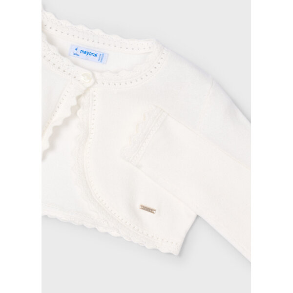 zaketa-basike-plekte-koritsi-ekrou-XL-6 ΠΑΙΔΙΚΟ ΜΠΟΛΕΡΟ ΠΛΕΧΤΟ ΕΚΡΟΥ ΚΟΡΙΤΣΙ MAYORAL 25-00320-093 - Image 3