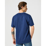 Ανδρική μπλούζα κοντό μανίκι sign off tee WRANGLER 112350434 μπλε - Image 2