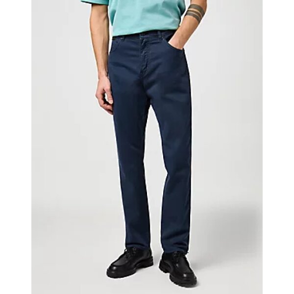 112362470_1 Ανδρικό παντελόνι texas slim WRANGLER 112362470 μπλε σκούρο - Image 1