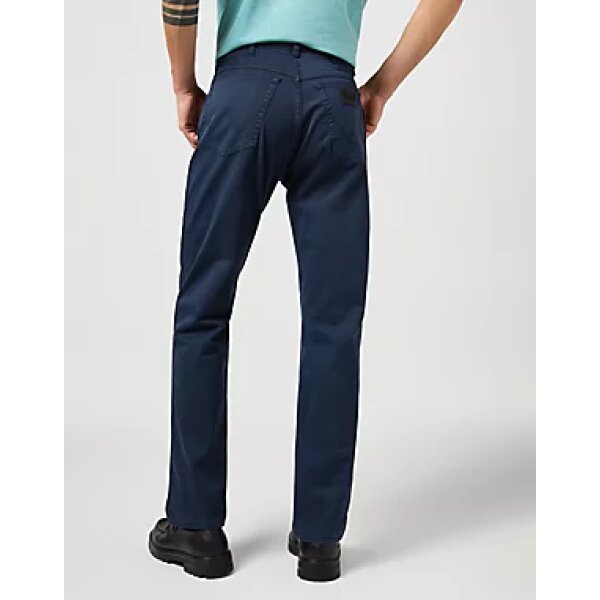 112362470_2 Ανδρικό παντελόνι texas slim WRANGLER 112362470 μπλε σκούρο - Image 4