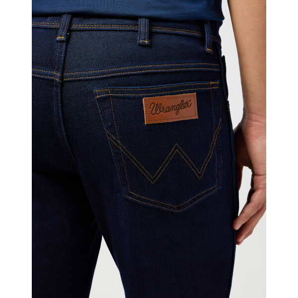 112362474_4 Ανδρικό παντελόνι jean TEXAS SLIM WRANGLER 112362474 μπλε σκούρο - Image 3