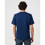 Ανδρική μπλούζα κοντό μανίκι small logo tee WRAGLER 112362807 μπλε - Image 2