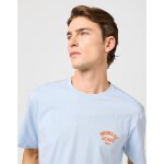 Ανδρική μπλούζα κοντό μανίκι WRANGLER 112362908 γαλάζιο - Image 3
