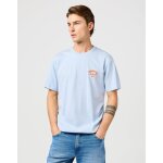 Ανδρική μπλούζα κοντό μανίκι WRANGLER 112362908 γαλάζιο
