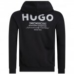 Ανδρική Φούτερ Ζακέτα HUGO BLUE Nardimez 50520017 Μαύρο - Image 3