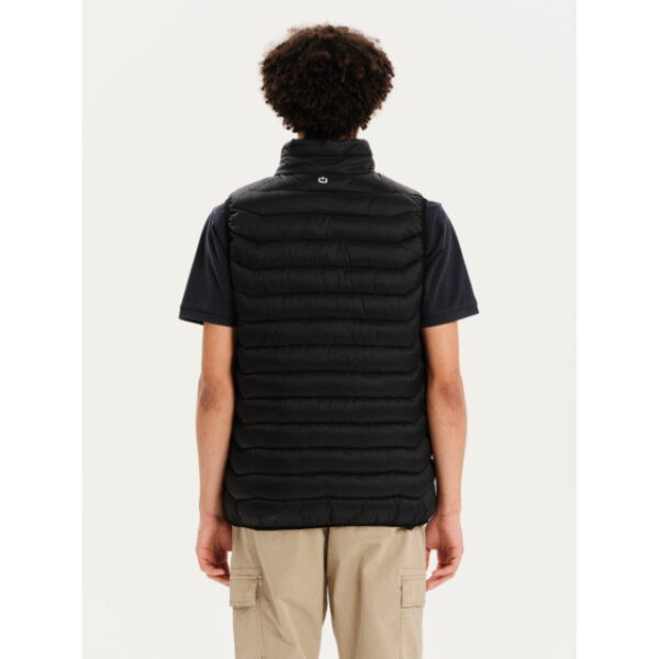 251.EM10.10-BLACK_3 Ανδρικό γιλέκο light weight puffer vest jacket EMERSON 251.EM10.10 μαύρο - Image 4