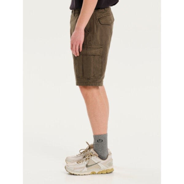 251.EM47.295-D-OLIVE_2 Ανδρική βερμούδα cargo EMERSON 251.EM47.295 χακί - Image 3