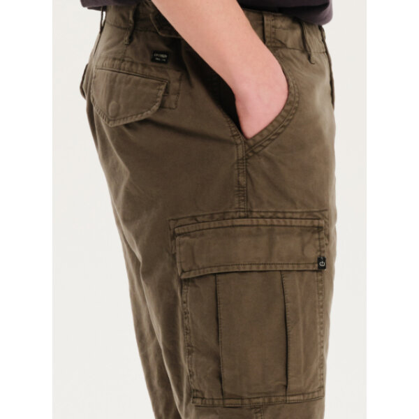 251.EM47.295-D-OLIVE_5 Ανδρική βερμούδα cargo EMERSON 251.EM47.295 χακί - Image 4