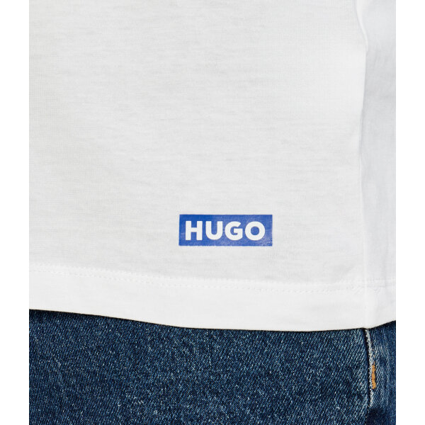 Ανδρική Μπλούζα HUGO BLUE Naolo BLUE2  50522383 Μαύρο Λευκό - Image 2