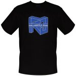 Ανδρική Μπλούζα KARL LAGERFELD JEANS A2M17037 REG SS CUBE LOGO Μαύρο