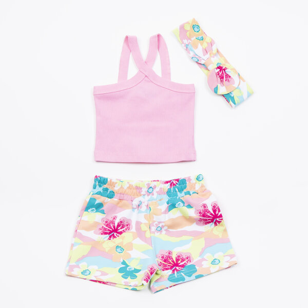 47233.10.1 ΠΑΙΔΙΚΟ ΣΕΤ SHORTS ΓΙΑ ΚΟΡΙΤΣΙ  1-6 ΕΤΩΝ TRAX 47233 - Image 1