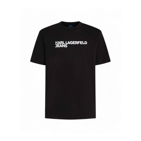 Ανδρική Μπλούζα KARL LAGERFELD JEANS REG SS ESSENTIAL A1M17002 Μαύρο - Image 2