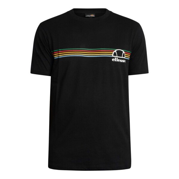 55664e Ανδρική Μπλούζα ELLESSE TEES SHORTS LENTAL TEE  SHZ21987 Μαύρο - Image 3