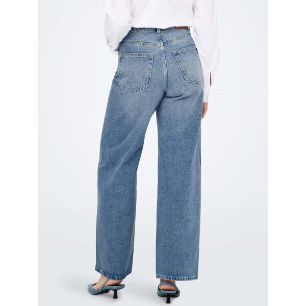 5715676032112.3 Γυναικείο παντελόνι τζιν φαρδύ με Strass ONLY 15347097 - Image 4