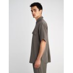 Ανδρικό πουκάμισο κοντό μανίκι Pace short sleeve STAFF GALLERY 61-223.053 γκρι - Image 4