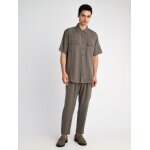 Ανδρικό πουκάμισο κοντό μανίκι Pace short sleeve STAFF GALLERY 61-223.053 γκρι - Image 2