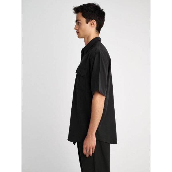 Ανδρικό πουκάμισο κοντό μανίκι Pace short sleeve STAFF GALLERY 61-223.053 ανθρακί - Image 3