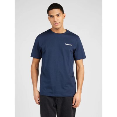 Ανδρική Μπλούζα TIMBERLAND SMALL LINEAR LOGO PRINT TB0A5QQT Μπλέ