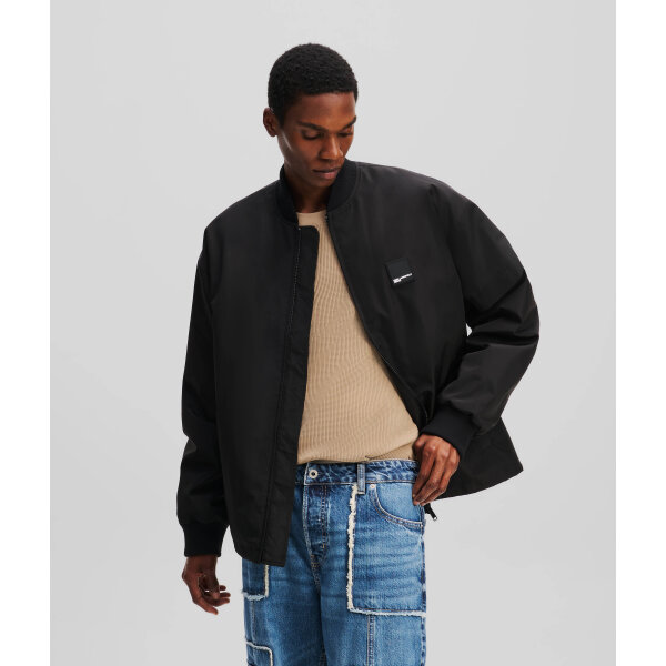 A1M15009999_1 Ανδρικό Μπουφάν KARL LAGERFELD BOMBER A1M5009 Μαύρο - Image 2