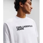 Ανδρική Μπλούζα KARL LAGERFELD JEANS REG SS ESSENTIAL A1M17002 Λευκό - Image 3