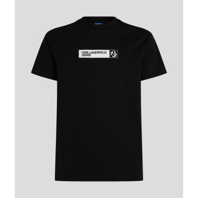 Ανδρική Μπλούζα KARL LAGERFELD JEANS SLIM GRAPHIC Μαύρο