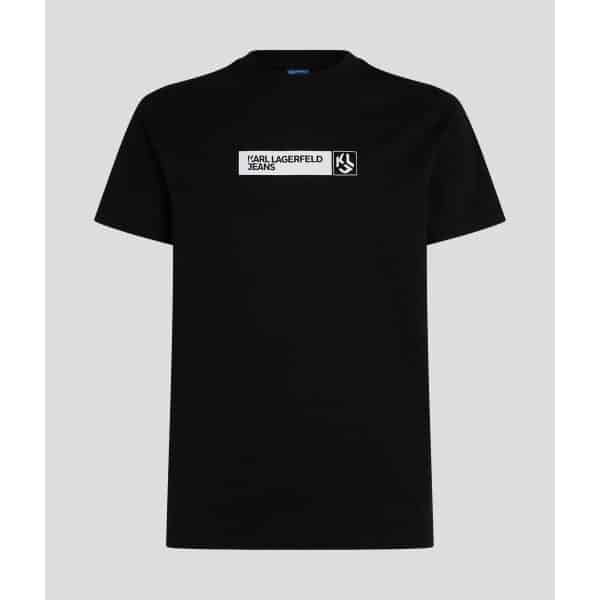 Ανδρική Μπλούζα KARL LAGERFELD JEANS SLIM GRAPHIC  Μαύρο - Image 1