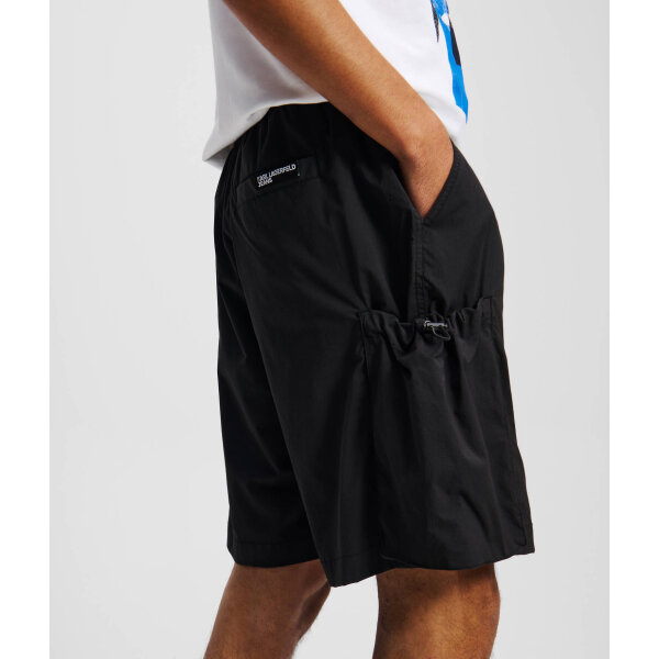 Ανδρική Βερμούδα CARGO KARL LAGERFELD A2M10021 Μαύρο - Image 4
