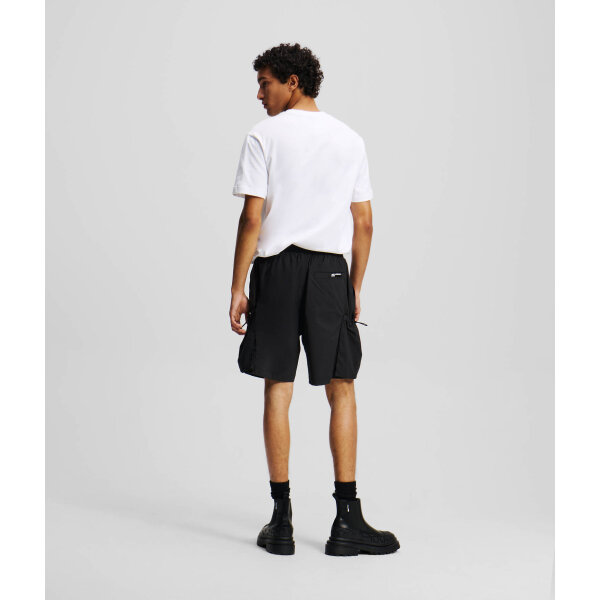 Ανδρική Βερμούδα CARGO KARL LAGERFELD A2M10021 Μαύρο - Image 3