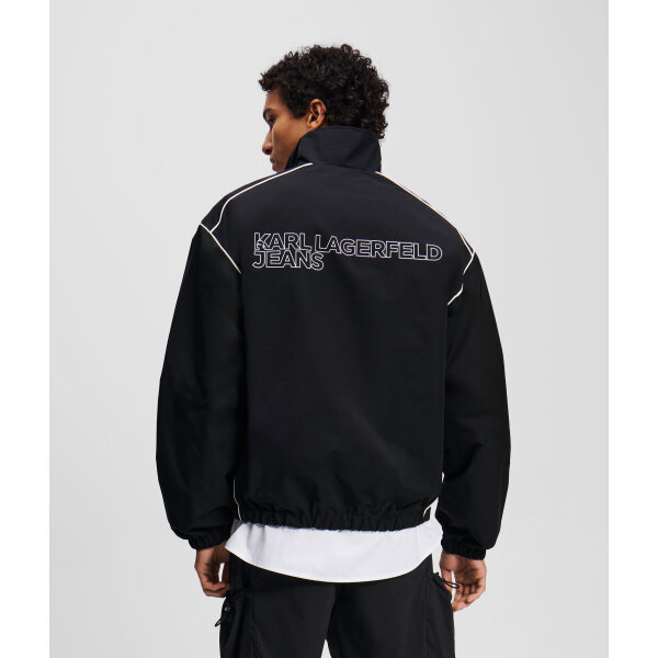 A2M15014999_1 (1) Ανδρικό Μπουφάν KARL LAGERFELD JEANS LOGO PIPING JACKET A2M15014 Μαύρο - Image 2