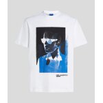 Ανδρική Μπλούζα KARL LAGERFELD JEANS A2M17036 KARL PRINT Λευκό