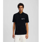 Ανδρική Μπλούζα KARL LAGERFELD REGULAR PIQUE POLO A2M17094 Μαύρο - Image 2