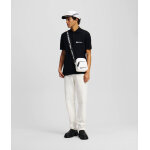 Ανδρική Μπλούζα KARL LAGERFELD REGULAR PIQUE POLO A2M17094 Μαύρο - Image 5