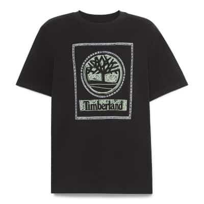 Ανδρική Μπλούζα TIMBERLAND FRONT SEASONAL STACK LOGO TB0A6DHD Μαύρο