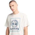 Ανδρική Μπλούζα TIMBERLAND FRONT SEASONAL STACK LOGO TB0A6DHDCM91 Λευκό - Image 4