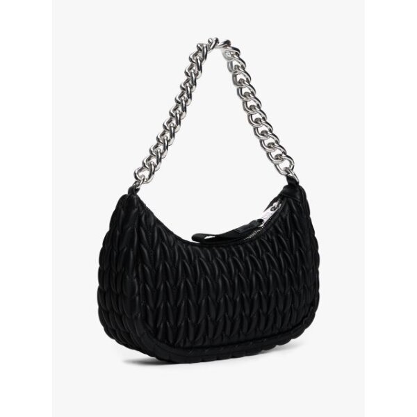 ΓΥΝΑΙΚΕΙΑ ΤΣΑΝΤΑ Iconic Καπιτονέ Τσάντα Ώμου TOMMY JEANS AW0AW17302-BDS - Image 2