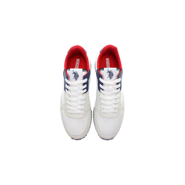 CLEEF008M-5TS1_WHI-BLU04_02 Ανδρικο παπούτσι U.S POLO ASSN CLEE008 λευκό - Image 2