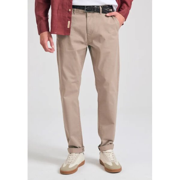 Ανδρικό Παντελόνι CHINO FUNKY BUDDHA FBM011-001-02 Μπεζ - Image 1