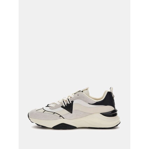 Ανδρικό Παπούτσι GUESS VALENCIA - POLYURETHANE FMJVALELE12 Λευκό Μαύρο - Image 1