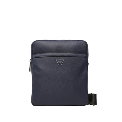 Ανδρική Τσάντα GUESS MILANO CROSSBODY FLAT HMECSAP3123 Μπλε
