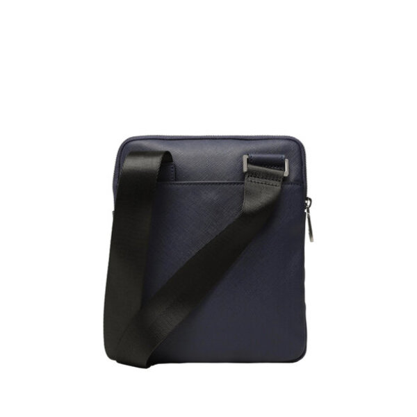 GU0ACHMECSAP31230000-BLU(3) Ανδρική Τσάντα GUESS MILANO CROSSBODY FLAT HMECSAP3123 Μπλε - Image 2