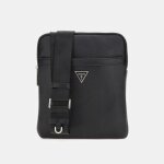 Ανδρική Τσάντα GUESS MILANO CROSSBODY FLAT HMECSAP3123 Μαύρο