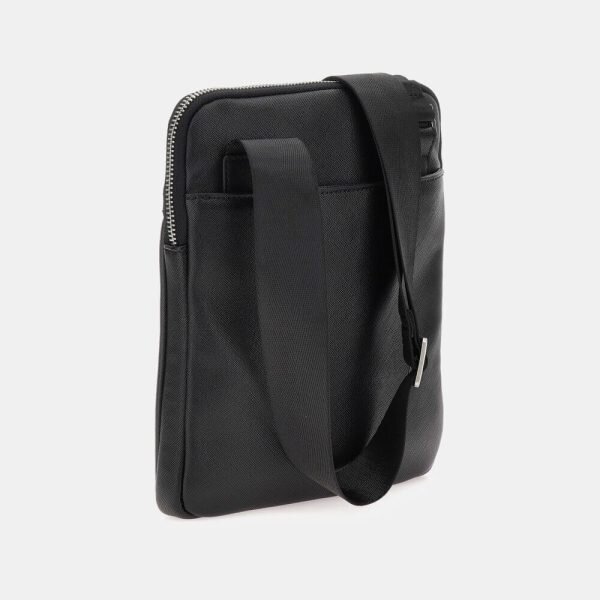 Ανδρική Τσάντα GUESS MILANO CROSSBODY FLAT HMECSAP3123 Μαύρο - Image 2