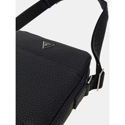 Ανδρική Τσάντα GUESS TORINO TOP ZIP CROSSBODY HMTOGRP5258 Μαυρο