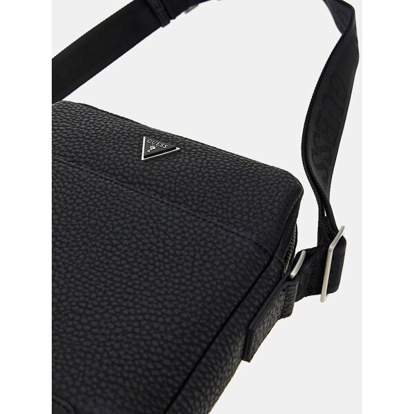 Ανδρική Τσάντα GUESS TORINO TOP ZIP CROSSBODY HMTOGRP5258 Μαυρο - Image 1